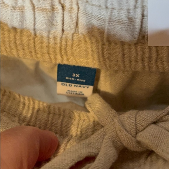 COPY - Old Navy Womens 4x Beige Linen High-Rise Pull-On Shorts NWT! - Picture 5 of 10